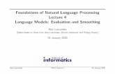 Foundations of Natural Language Processing Lecture 4 ...