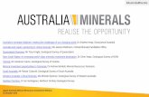Australia’s minerals initiatives