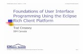 Foundations of User Interface Programming Using the ...