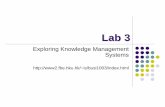 Exploring Knowledge Management Systems