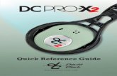 DC PRO X2 QUICK REFERENCE GUIDE | Aircraft Spruce
