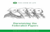 Darwinizing the Federalist Papers - This View Of Life