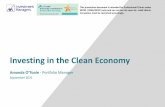 Investing in the Clean Economy