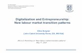 Digitalization and Entrepreneurship: New labourmarket ...