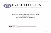 Prison Rape Elimination Act (PREA) 2019 Annual ... - Georgia