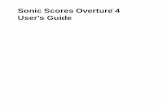 Sonic Scores Overture 4 User's Guide