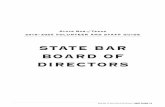 STATE BAR BOARD OF DIRECTORS - State Bar of Texas