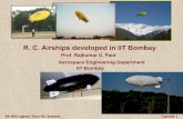 R. C. Airships developed in IIT Bombay