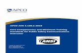 APCO ANS 3.108.2-2018 Core Competencies and Minimum ...