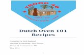 Dutch Oven 101 Recipes - Troop 48