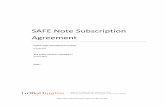 SAFE Note Subscription Agreement