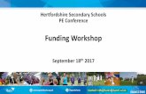 Hertfordshire Secondary Schools PE Conference