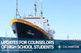UPDATES FOR COUNSELORS OF HIGH SCHOOL STUDENTS