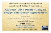 Caltrans’ 2017 Pfeiffer Canyon Bridge Emergency Replacement