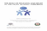 THE ROLE OF RELIGION AND BELIEF IN THE FIGHT AGAINST …