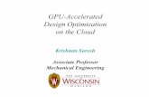 GPU-Accelerated Design Optimization on the Cloud