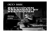 BEETHOVEN ARRANGED BY BEETHOVEN