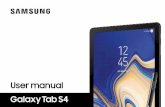 Samsung Galaxy Tab S4 T830 User Manual - Syndigo