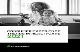 CONSUMER EXPERIENCE TRENDS IN HEALTHCARE 2021