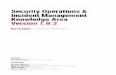 Security Operations & Incident Management Knowledge Area ...