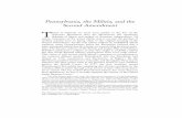 Pennsylvania, the Militia, and the Second Amendment T