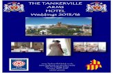 THE TANKERVILLE ARMS HOTEL Weddings 2015/16