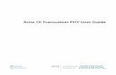 Arria 10 Transceiver PHY User Guide