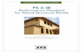 PS 2-18 Performance Standard for Wood Structural Panels