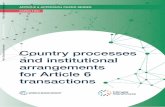 Public Disclosure Authorized Country processes and ...