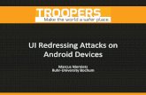 UIRedressing#A-acks#on# Android#Devices#