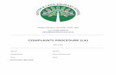 Model complaints procedure - Gatten and Lake Primary School