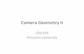 Camera Geometry II - Princeton University