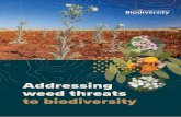 Addressing weed threats to biodiversity