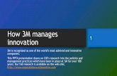 How 3M manages - Corporate Innovation Online