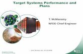 Target Systems Performance and Plans