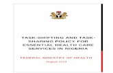 Task-Shifting and Task-Sharing Policy for Essential Health ...