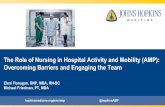 The Role of Nursing in Hospital Activity and Mobility (AMP)