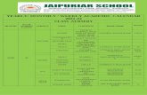 YEARLY/ MONTHLY / WEEKLY ACADEMIC CALENDAR 2021-22
