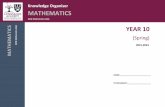 GCSE Mathematics AQA YEAR 10