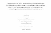 Development of a Novel Porogen Insertion System Used in ...