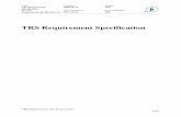 TRS Requirement specification 3 - Finanstilsynet