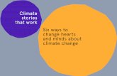 Climate stories that work Six ways to change hearts and ...
