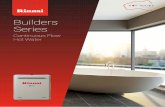 Rinnai Builder Series Continuous Flow Brochure
