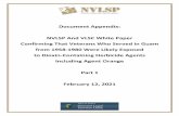 Document Appendix: NVLSP And VLSC White Paper Confirming ...