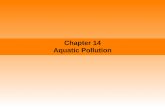 Chapter 14 Aquatic Pollution