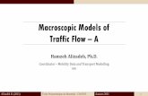 Macroscopic Models of Traffic Flow A - Moodle