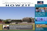 WELCOME TO OFFICIAL NEWSLETTER OF THE FSCU HOWZIT …