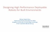 Designing High Performance Deployable Robots for Built ...