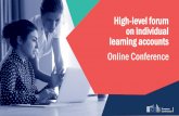 High-level forum on individual learning accounts Online ...