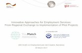 Innovative Approaches for Employment Services: From ...